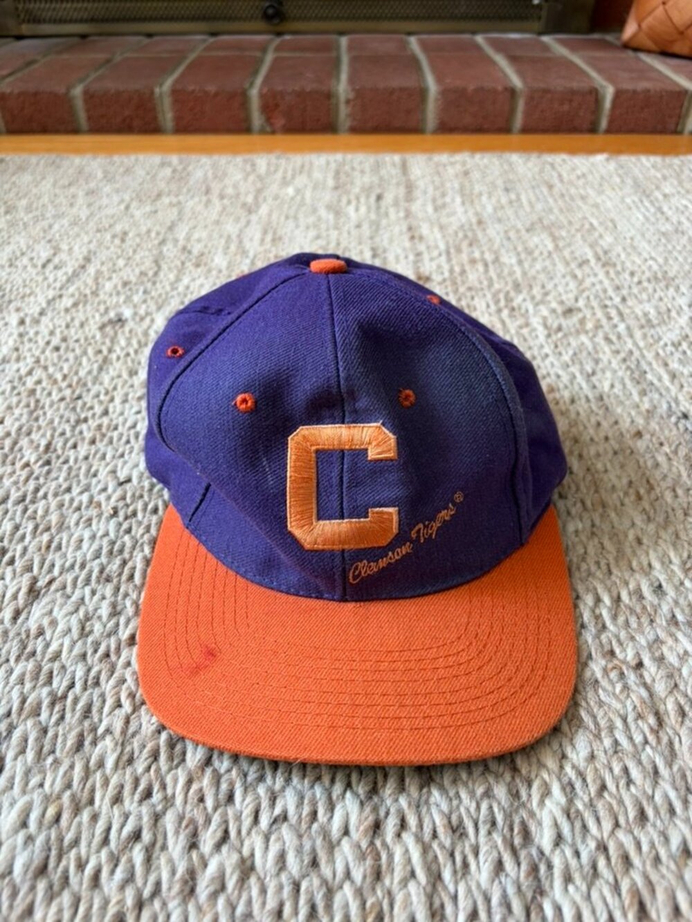 Vintage Clemson Tigers Purple Baseball Hat